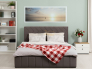 Кровать 180 Милана арт. Фрэш эспрессо (серо-коричневый)