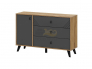 Комод 3 ящика Байкал со створкой
