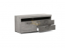 Тумба Д-4 под ТВ Денвер Риббек серый