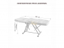 Кресло косметологическое Усиленный стандарт белый