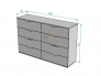 Комод Astrid K175