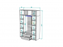 Шкаф Astrid H276 с Антресолью HA4