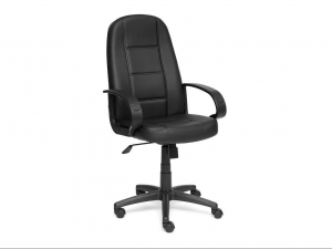Кресло офисное СН747 кожзам черный