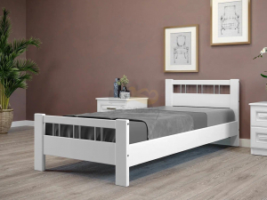 Кровать Вероника-3 900 Белый античный