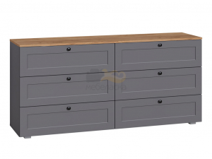 Комод 16.240 Остин Серый Графит