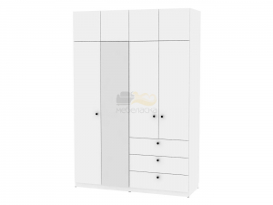 Шкаф с зеркалом Arvid H254М с Антресолью HA4